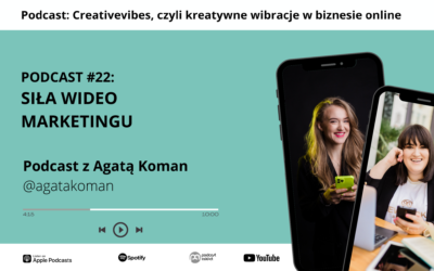 PODCAST #22 – Siła wideo marketingu z Agatą Koman
